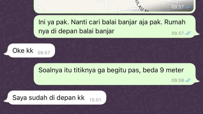 Seorang perempuan pengguna media sosial dengan akun @fridaxxx menjadi korban pelecehan seksual secara verbal oleh driver ojol Grab. [Twitter]