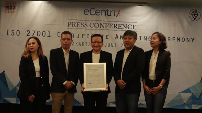 eCentrix Raih ISO 27001 Demi Terus Dukung Keamanan Data Perusahaan