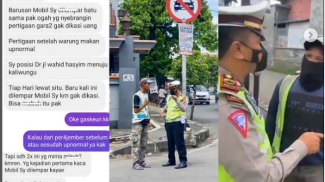 Viral Polisi Yang Sat Set Saat Dapat Laporan Korban Mobil Dilempar Batu