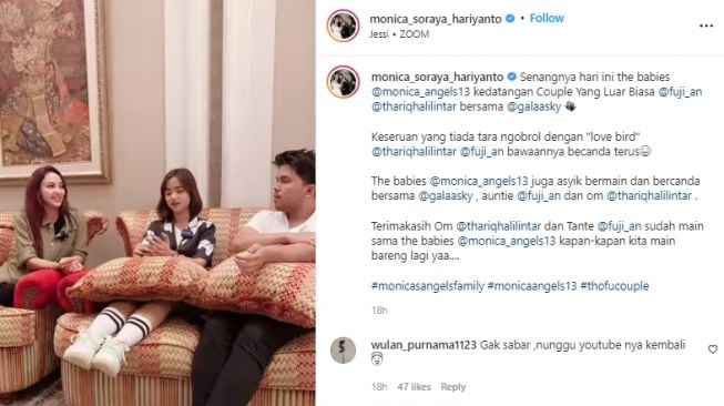 Fuji dikritik gegara tak lepas sepatu (instagram.com)