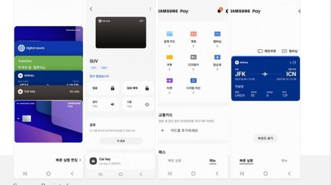 Samsung Pay interface [GSM Arena].