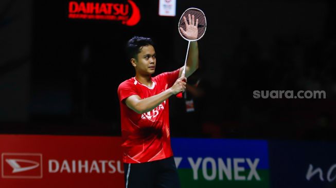 Indonesia Open 2022: Anthony Ginting Ungkap Obrolan Kocak dengan Vittinghus di Depan Net