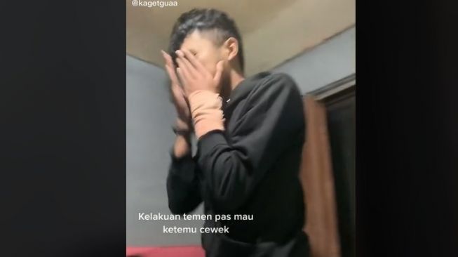 Grogi Bakal Bertemu dengan Cewek Idamannya, Tingkah Satu Pria Ini Bikin Geleng-geleng