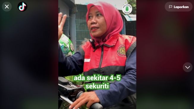 Amariyah, driver ojol yang akui masuk dunia lain saat dapat orderan makanan. [TikTok/@dramaojolofficial]