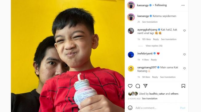 Kaesang Pangarep pamer foto bersamaJan Ethes, namun warganet pun mempertanyakan wanita yang diisukan dekat dengan putra bungsu Presiden Jokowi tersebut. [Instagram]