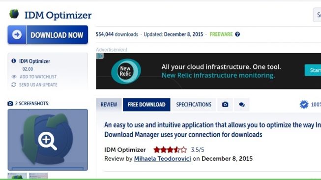 Ilustrasi IDM Optimizer. [Softpedia]