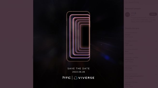 HTC Akan Umumkan Smartphone 'Viverse' 28 Juni