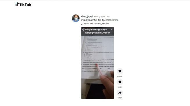 Jawaban soal murid SD di luar dugaan. [TikTok]