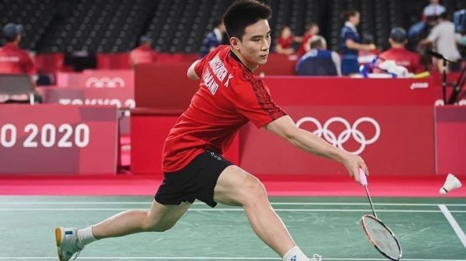 Kantaphon Wangcharoen, Pebulutangkis Lawan Jonatan Christie di Indonesia Open 2022