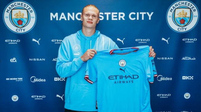 Baru Gabung Man City, Erling Haaland Langsung Cari Gara-gara dengan Manchester United