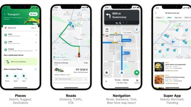 Grab Bikin Peta Digital Sendiri Bernama GrabMaps, Pesaing Google Maps?