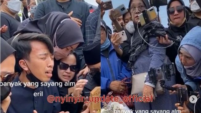 Parah! Tangis Keluarga Ridwan Kamil di Makam Eril Dijadikan Konten, Netizen: Nggak Punya Adab