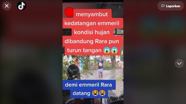 Tangkapan layar video. [TikTok/@dunia_konten_]