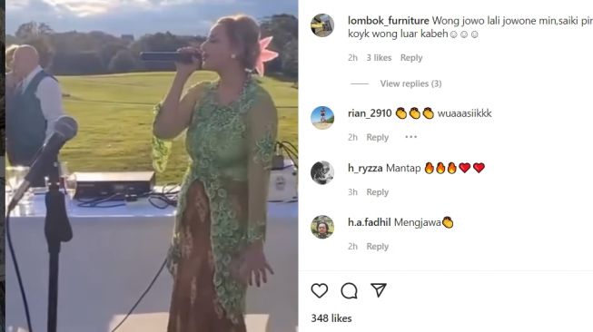 Video Viral Cewek Bule Fasih Nyanyi Lagu Jawa di Pesta Wales, Ini Dia Sosoknya