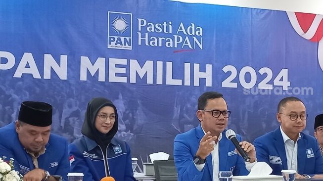 DPP PAN ungkap lima kriteria yang menjadi syarat calon presiden mereka di Pilpres 2024. (Suara.com/Yaumal)