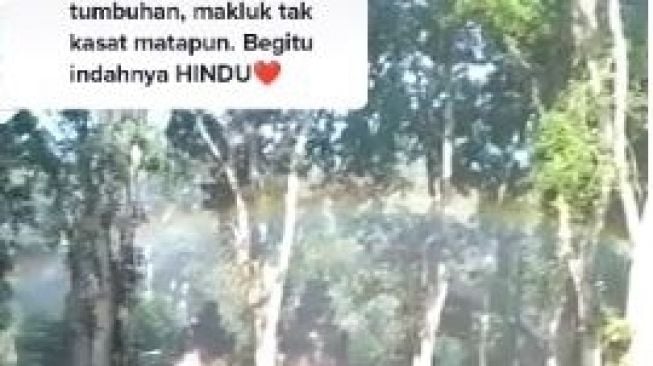 Fenomena Pelangi Muncul di Pura, Warga Heboh Hingga Anggap Pertanda Baik