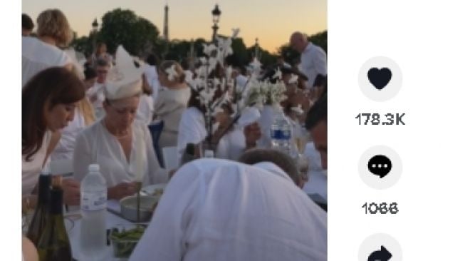 Berpakaian Serba Putih, Ini Dia Tradisi Diner en Blanc dari Prancis