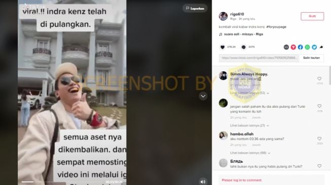 CEK FAKTA: Beredar Kabar Indra Kenz Dibebaskan dan Semua Asetnya Dikembalikan, Benarkah?