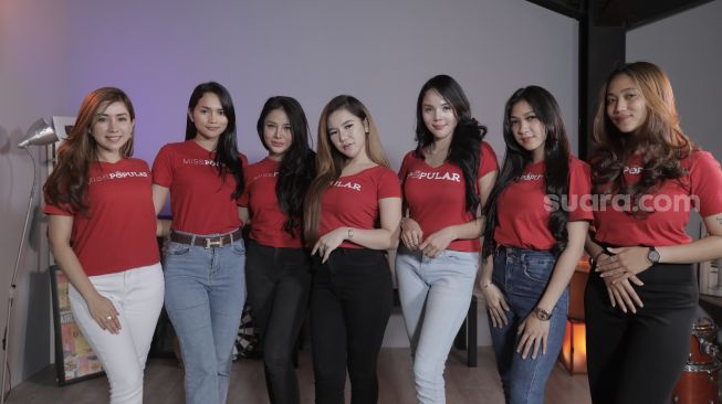 Para finalis Miss Popular 2022 [Suara.com/Adit Rianto/Hyoga Dewa Murti]