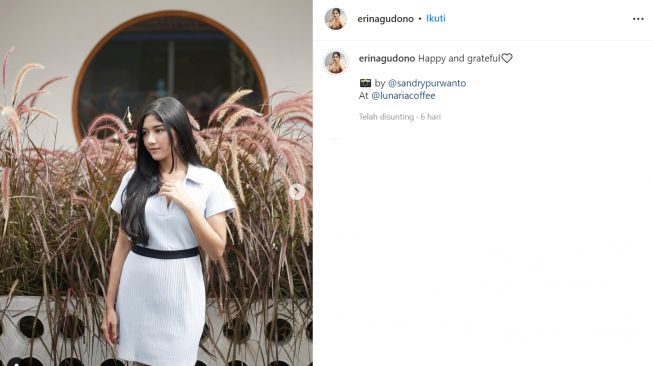 Penampilan Erina Gudono, Puteri Indonesia DIY 2022 (instagram/erinagudono)