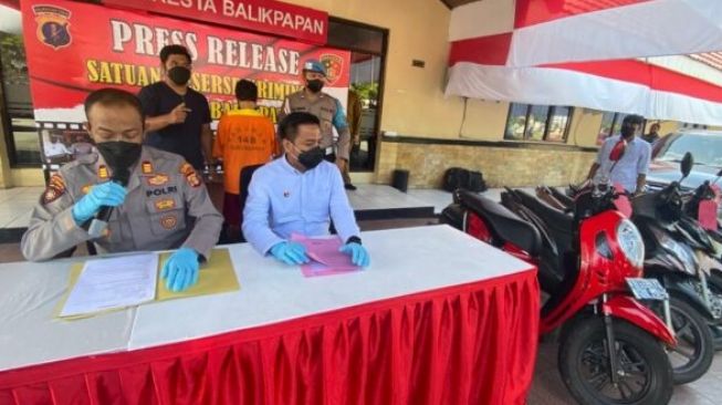 Tak Patut Dicontoh, IRT Inisial MS Ditangkap di Balikpapan Karena Curi Motor