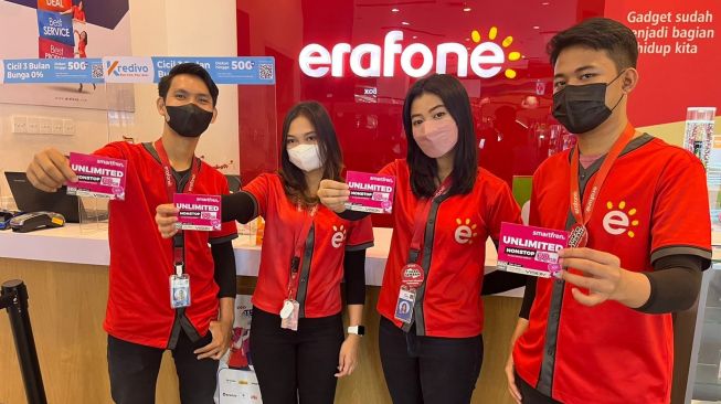 Gandeng Erafone, Smartfren Hadirkan Kartu Perdana Unlimited Nonstop 60 GB Khusus