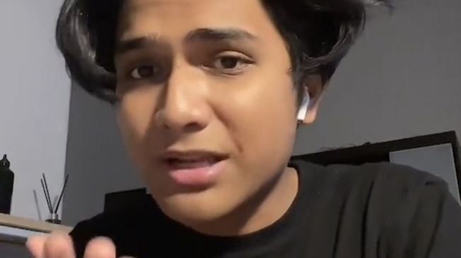 Kreator TikTok Husein Basyaiban singungg netizen berekspresi mesum pada Ariel Noah (TikTok/@basyasman00)