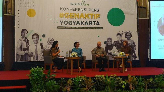 Konferensi pers GEN AKTIF di DI Yogyakarta (Dok.Pribadi)