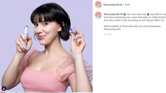 Deretan artis yang memiliki merek kosmetik sendiri (instagram/florencebymills)