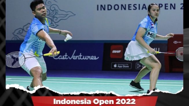 Praveen Jordan/Melati Daeva Oktavianti, ganda campuran Indonesia putuskan mundur dari Indonesia Open 2022 (Twitter/@PBDjarum)