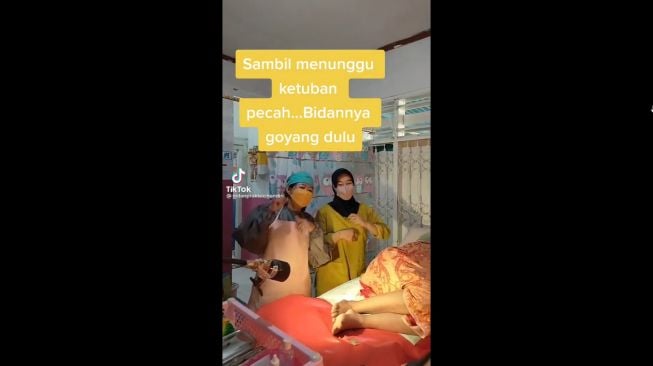 Warganet Geram, Viral Lagi Video Bidan Asik Joget TikTok di Depan Pasien yang Sedang Kontraksi