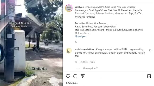 Pemobil ini tega menelantarkan wanita yang dikenalnya melalui media sosial, alasannya gak masuk akal (Instagram)