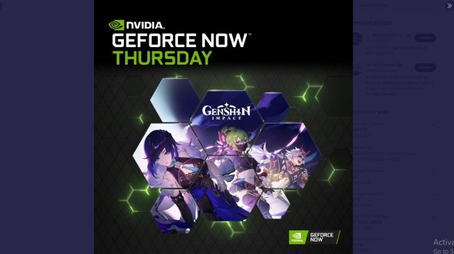 Catat Tanggalnya! Genshin Impact Resmi Akan Hadir di NVIDIA GeForce Now