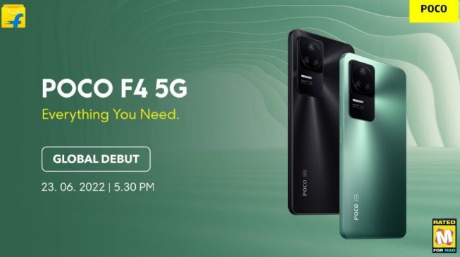 Poco F4 5G Dipastikan Meluncur 23 Juni