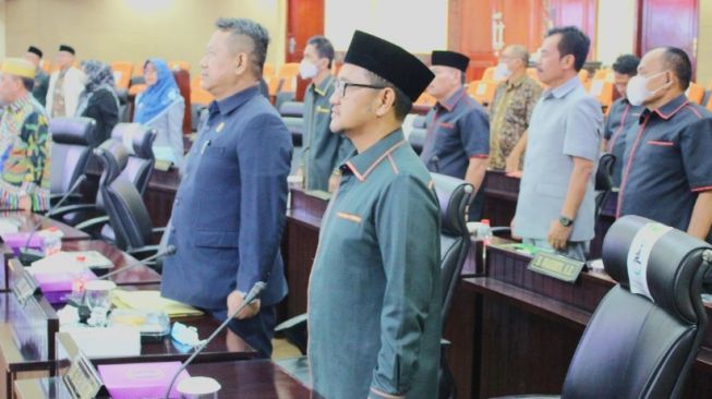 DPRD Kota Bekasi mengadakan rapat paripurna, Selasa (7/6/2022). (Dok: DPRD Kota Bekasi)