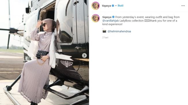 Penampilan para artis dalam balutan OOTD Lady Boss (instagram/megainskanti)