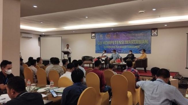 Puluhan Wartawan di Sulawesi Tenggara Ujian Kompetensi, Hadirkan 3 Lembaga Penguji