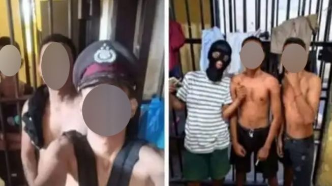 Heboh Tahanan Pakai Topi Polisi Selfie di Depan Sel dan Merokok, Begini Faktanya