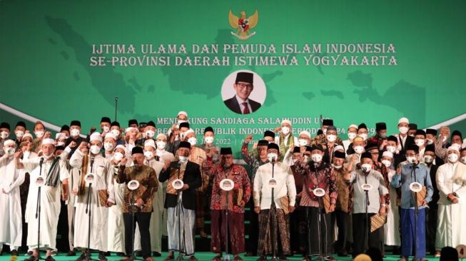 Ijtima Ulama dan Pemuda Islam di DIY Beri Dukungan untuk Sandiaga Uno