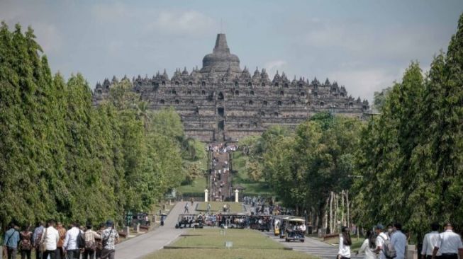 Presiden Jerman Kunjungi Candi Borobudur,Ditutup Setengah Hari