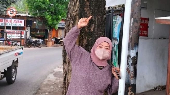 Momen Penamaan Jalan Mpok Nori di Jakarta (Instagram/engkar_nori)
