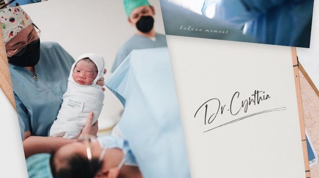 Potret Cantik Baby Sanne Anak Dea Ananda. (Instagram/@dr.cynthiasusanto.spog)