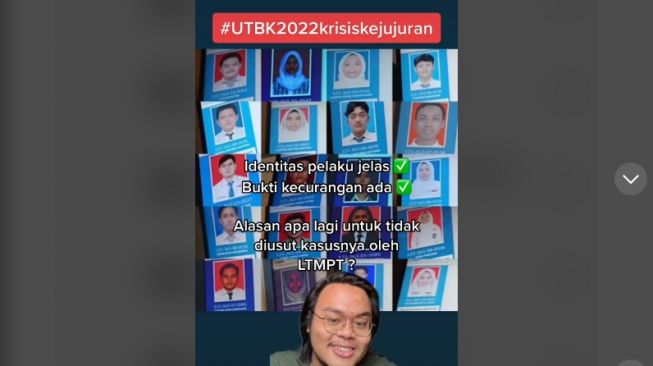 Viral di TikTok, Kecurangan UTBK 2022 Diungkap, Bukti dan Foto Pelaku Jelas