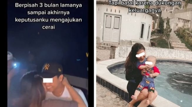 Wanita curhat suami lebih pilih selingkuh dan dugem saat ia akan melahirkan. (TikTok/@yulhy.idrn2)