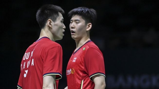 Hasil Final Indonesia Open 2022: Liu Yu Chen / Ou Xuan Yi Juara Ganda Putra