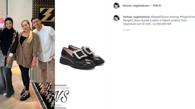 Sepatu Nagita Slavina yang diprediksi akan booming (instagram/fashion_nagitaslavina)