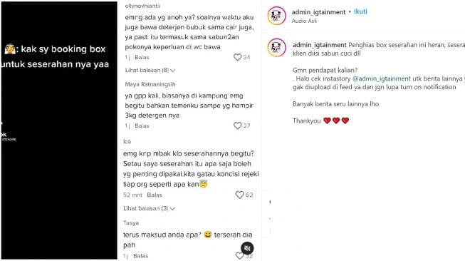 Seserahan Pengantin Isi Detergen Viral, Kolom Komentar Dipenuhi Kecaman Warganet, Kok Bisa?