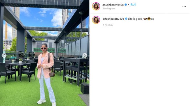 Gaya Stylish Anushka Sen, artis India yang hendak debut di Korea (instagram/anushkasen0408)