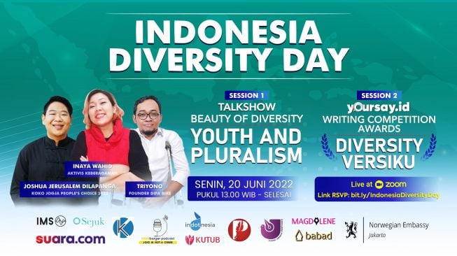 LIVE STREAMING: Talkshow and Writing Competition Awards Rona Indonesia Diversity Day