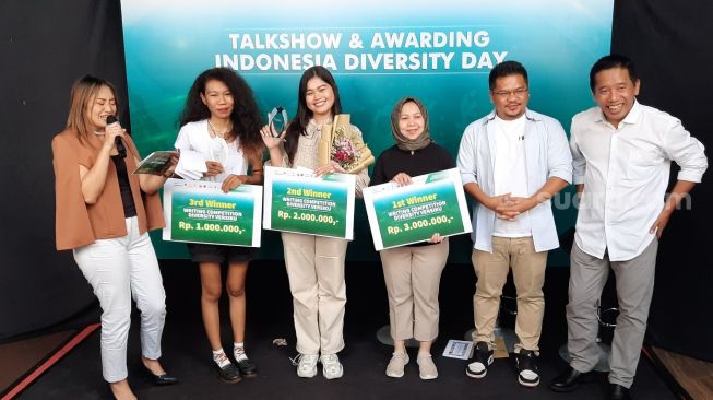 Keseruan Talkshow dan Awarding Indonesia Diversity Day di Kantor Suarajogja.id